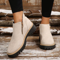 Liora | Women Sophisticated Boots - Beige