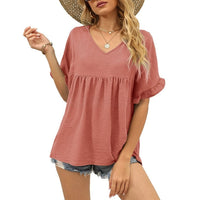 ARDELLA™ - Easygoing Casual Loose Fit Top - Pink