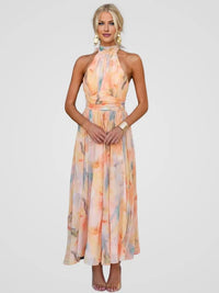 Elviana™ | Elegant Midi Dress - Pink